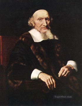 ニコラエス・マエス Painting - ヤコブ・トリップの肖像 バロック様式 ニコラエス・マエス